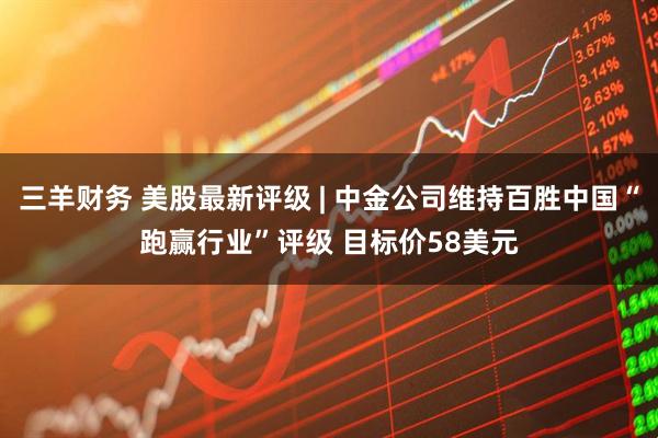 三羊财务 美股最新评级 | 中金公司维持百胜中国“跑赢行业”评级 目标价58美元